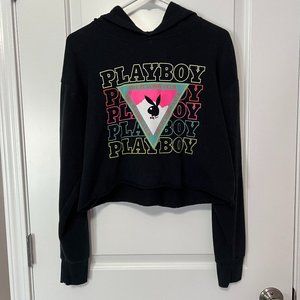 Black & Neon Playboy Hoodie